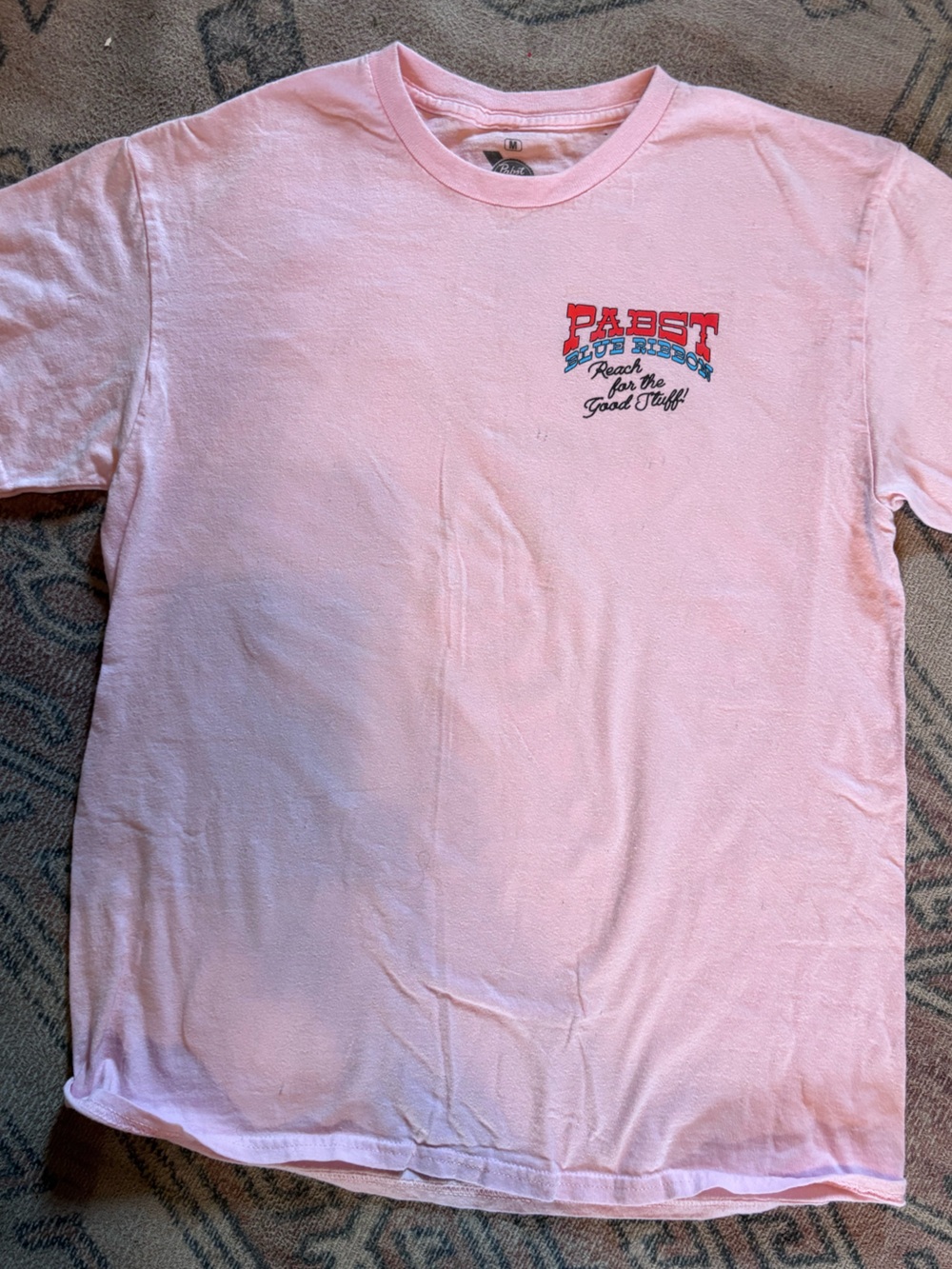 Pastel Pink Graphic Short Sleeve Tee - Unbranded